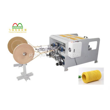 Máquinas para produção de cabos de papel redondos